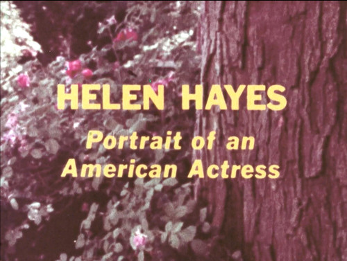 Helen hayes portrait an - of,